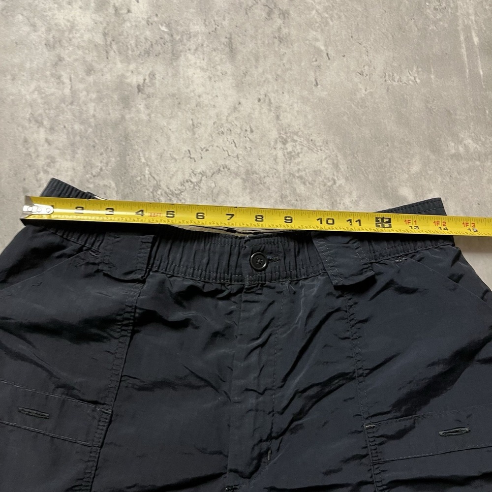 AFTCO Shorts Mens Size 28 Black Nylon Fishing Outdoor Cargo Hunting - Picture 5 of 11